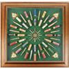 Image 1 : Cartridge display board entitled “A Fine  Collector’s Set” showing pinfires, big game,  pre-war, and