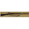 Image 1 : Springfield model 1836 flintlock musket, .69  caliber, with bayonet dated “1840”. Showing  three-ban