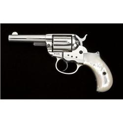 Colt Model 1877 Lightning Model ejectorless  DA revolver, .38 cal., 3-1/2” barrel, nickel  finish, p