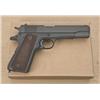 Image 2 : Very interesting Colt Government Model  semi-auto pistol, .45 cal., parkerized  finish, brown checke