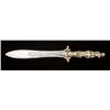 Image 1 : High quality 19th to 20th century letter  opener in style of ancient dagger. Measures  10-7/8” overa