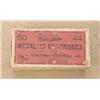 Image 1 : Very scarce full box of 50 Dominion Cartridge  Company .44 Henry rounds with red cover  label in ver