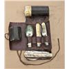 Image 2 : Lot of two sets of 19th century eating  utensils. One take-apart knife set (“Hobo  set”). Approx. 4-