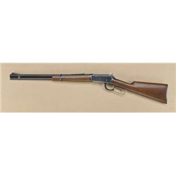 Winchester Model ’94 lever action carbine,  .32 W.S. cal., 20” barrel, blue finish, wood  stocks, #1