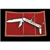 Image 1 : Multi-bladed French lockback sportsman’s  knife with four blades. Approx 4-7/8”  (closed) with maste