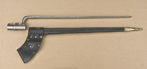 U S Model 1855 Type 2 Bayonet And Scabbard C Co Markings On Socket 18 Blade 1861 Style Scabba