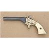 Image 1 : Engraved T.J. Stafford single shot derringer,  .22 cal., 3-1/2” barrel, blue finish, brass  frame, i