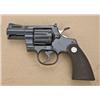 Image 1 : Colt Python Model DA revolver, .357 Magnum  cal., 2-1/2” barrel, black finish, checkered  Colt medal