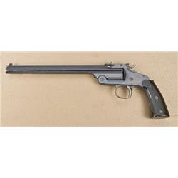 Smith & Wesson model 1891 Target, single-shot  pistol, factory 10” barrel, blue finish,  hard-rubber