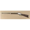 Image 1 : Winchester model 1873 lever-action rifle, .22  short caliber, old nickel finish, 24”  octagon barrel