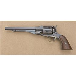 Remington Beals .44 caliber percussion Army  revolver, martially marked, blued finish,  commercial t