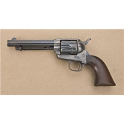 Colt Single Action Army revolver, .45  caliber, 5-1/2” barrel, blue and case  hardened finish, carto