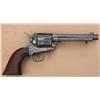 Image 2 : Colt Single Action Army revolver, .45  caliber, 5-1/2” barrel, blue and case  hardened finish, carto