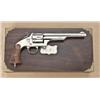 Image 2 : Superb early Merwin & Hulbert .44 M&H caliber  single-action revolver, nickel plated,  pearl-inlaid 