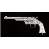 Image 1 : Merwin & Hulbert Frontier Army revolver, .44  M&H caliber. 7” round barrel, factory floral  intaglio