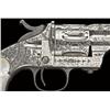 Image 4 : Merwin & Hulbert Frontier Army revolver, .44  M&H caliber. 7” round barrel, factory floral  intaglio