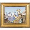 Image 1 : Original oil painting on board entitled  “Fannin Sheep” by John Clymer (1907-1989).  Approx. 16”h by