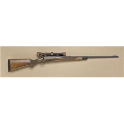 High grade custom rifle on Winchester pre-64  Model 70 barreled action, .264 Winchester  caliber, se