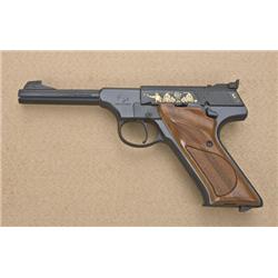 Colt Huntsman, .22 caliber semi-automatic  pistol, master series, with gold  ornamentation and fancy