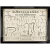 Image 1 : Advertising display for O. Mustad & Son  fishhook manufacturers, Oslo, Norway,  established 1832 Key
