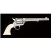 Image 2 : Colt Single Action Army revolver, .44-40  caliber, 7-1/2” etched barrel, nickel plated,  one-piece i