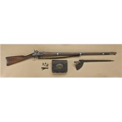 Providence Tool Co. manufactured U.S. Civil  War era percussion musket with bayonet,  scabbard, hang