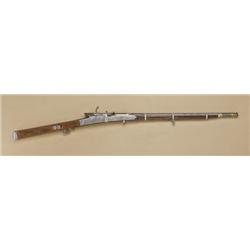 Extremely high-quality Indian match-lock  carbine, circa 18th to 19th century, with  watered and gol