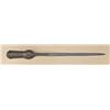 Image 1 : Gauntlet sword or Pata from India, with fancy  etched and engraved hand-portion, thin steel  broadsw
