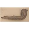 Image 1 : Carved wood club, 18th to 19th century, ball  type, crudely chip-carved, measuring approx.  18” from