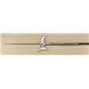 Image 1 : European pole-arm circa 1500 – 1650, showing  nearly 25” spike. The front of the blade  shows a crac