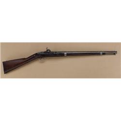 Hall Patent model 1843 breech-loading  percussion carbine manufacture by Simeon  North, dated 1850. 