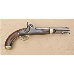 U.S. model 1842 Percussion military-issue  pistol, approx. .52 caliber, with all  features as standa