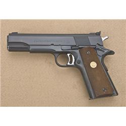 Desirable Colt National Match semi-auto  pistol, .45 cal., 5” barrel, black finish,  checkered Colt 