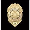 Image 1 : Important presentation Police badge from  Superintendent of Pittsburgh Police Peter P.  Walsh to leg