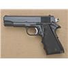 Image 1 : Colt Combat Commander Model semi-auto pistol,  .45 cal., 4-1/4” barrel, black finish, Hogue  combat 
