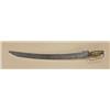Image 1 : Mexican smalls word, 27-1/4” in length with  22-7/8” blade, forged iron D-guard, wooden  broomstick 
