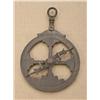 Image 1 : Antique Astrolabe, solid bronze casting, with  engraved graduations and stamped  calibrations, circa