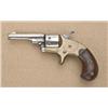 Image 1 : Colt Open Top Pocket Model revolver, .22  cal., 2-1/2” barrel, nickel finish, brass  frame, wood gri