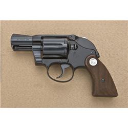 Colt Agent Model DA revolver, .38 Special  cal., 2” barrel, black finish with  Colt-marked hammer sh