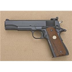 Colt MK IV Series ’70 Government Model  semi-auto pistol, 9mm Luger cal., 5” barrel,  black finish, 