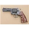 Image 1 : Colt Python Model DA revolver, .357 cal., 4”  ventilated rib barrel, blue finish, custom  finger gro