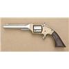 Image 1 : E. A. Prescott  spur trigger revolver, .32  rimfire cal., 5” octagon barrel, nickel  finish on cylin