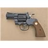 Image 1 : Colt Python Model DA revolver, .357 Magnum,  2-1/2” ventilated rib barrel, black finish,  checkered 