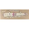 Image 1 : High quality American Indian made fringed  carbine scabbard from Northwest coast. Beaded  on soft do