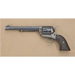 Colt SAA revolver, .38 WCF cal., 7-1/2”  barrel, blue and case hardened finish,  checkered eagle har