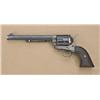 Image 1 : Colt SAA revolver, .38 WCF cal., 7-1/2”  barrel, blue and case hardened finish,  checkered eagle har