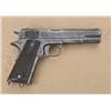 Image 1 : Early 3-digit Colt model 1911 .45 auto, U.S.  property marked, blued finish, checkered wood  grips, 