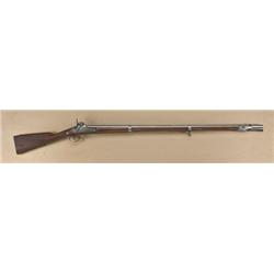 Springfield Model 1842 percussion musket,  dated 1844 on barrel and lock plate, .69  cal., 42” round