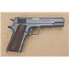 Image 1 : Colt model 1911 commercial, .45 ACP caliber  semi-automatic pistol, British proofed, and  period “RF