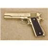 Image 1 : Model 1911A1 by Remington Rand, .45 ACP  caliber, special presentation grade with full  gold-plated 